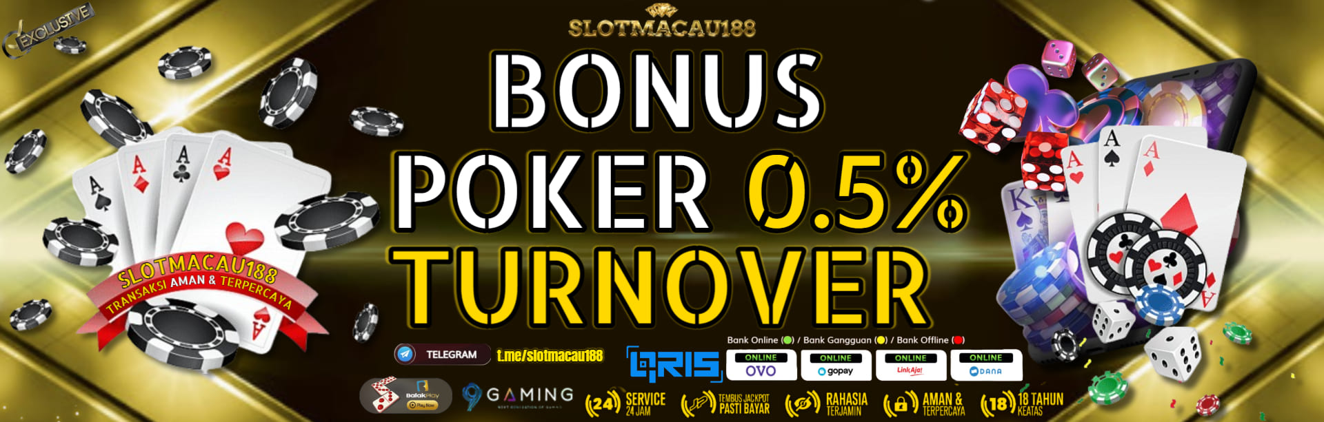 Bonus poker 0.5%