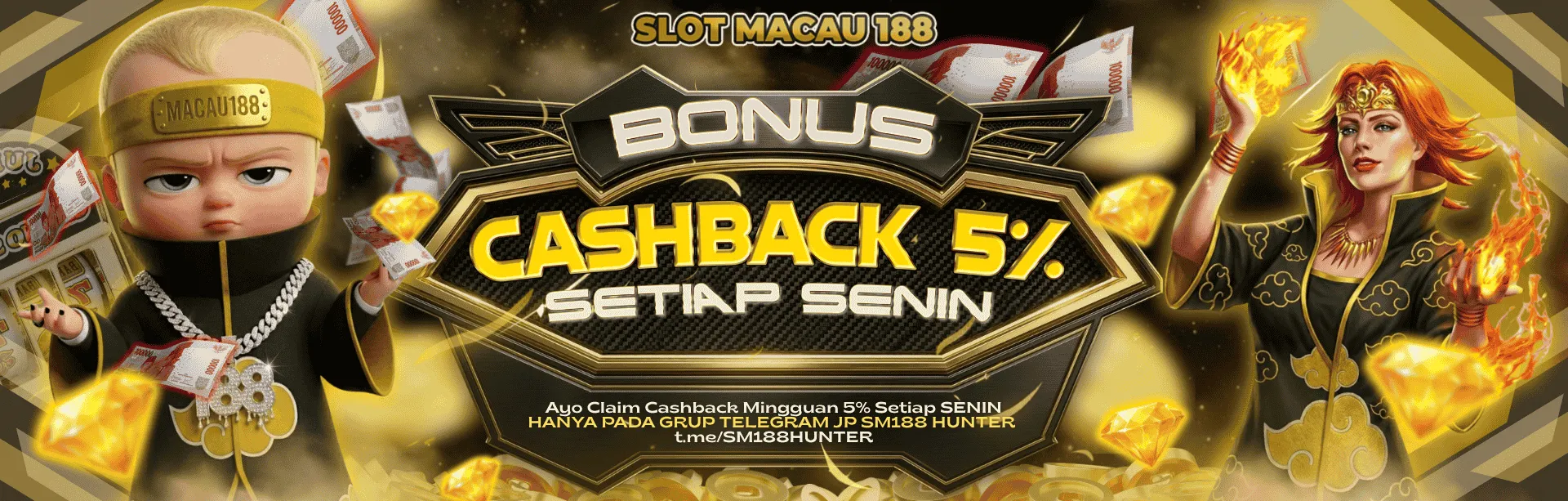 BONUS DAILY CASHBACK 5%
