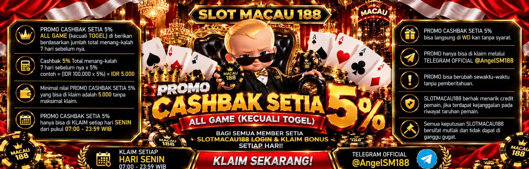 PROMO CASHBACK SETIA 5%
