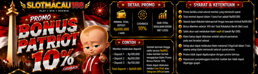 PROMO BONUS PATRIOT 10%