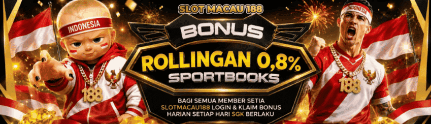 BONUS ROLINGAN HARIAN SPORTBOOKS 0.8%