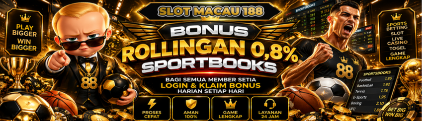 BONUS ROLINGAN HARIAN SPORTBOOKS 0.8%